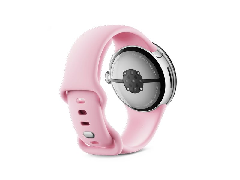 Google Pixel Watch 3 4G 41 mm Pink Schlanke Smartwatch mit erweitertem Gesundheits- und Schlaftracking