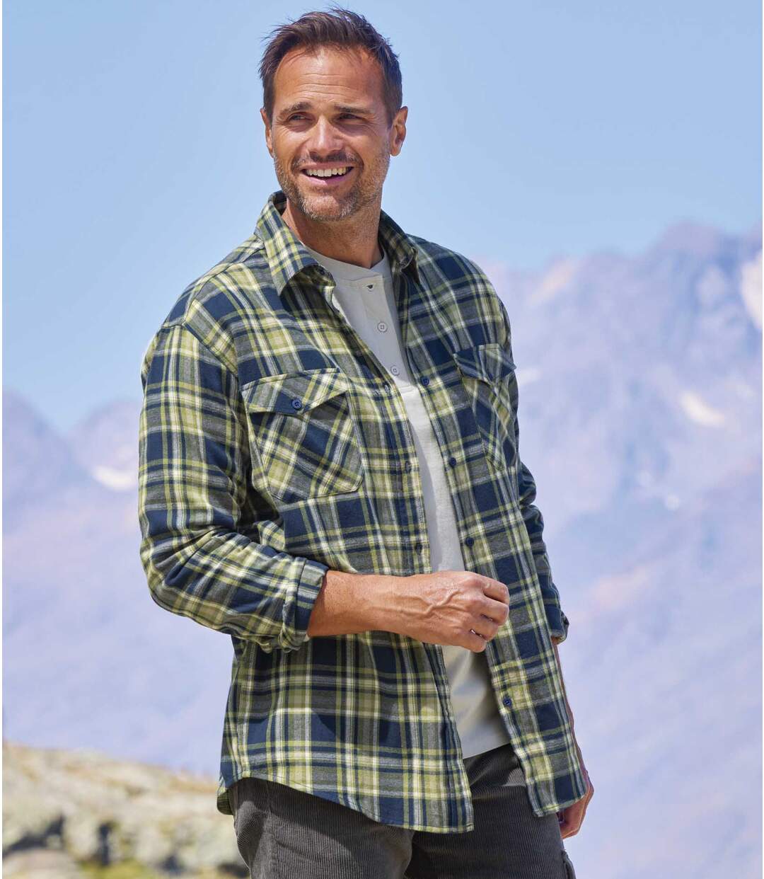 Chemise Flanelle Carreaux Yellowstone