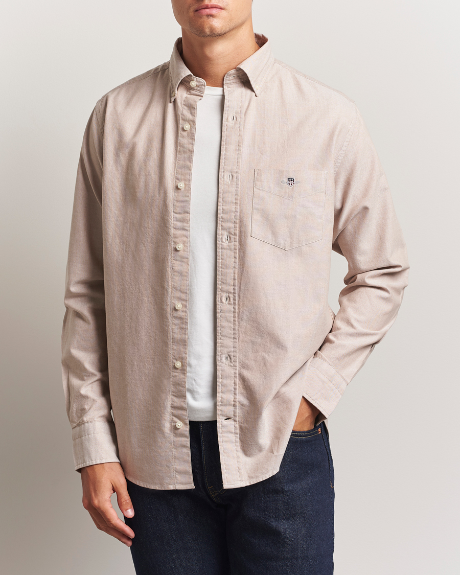 GANT Regluar Fit Classic Oxford Shirt Warm Khaki