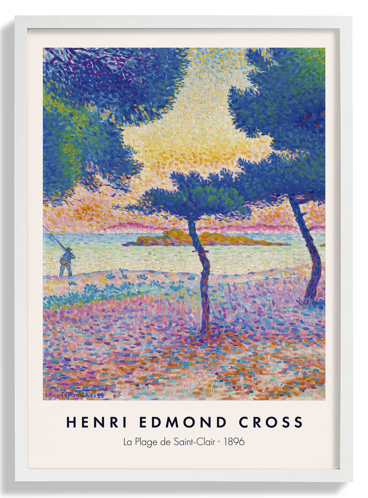 La Plage de Saint Clair von Henri Edmond Cross
