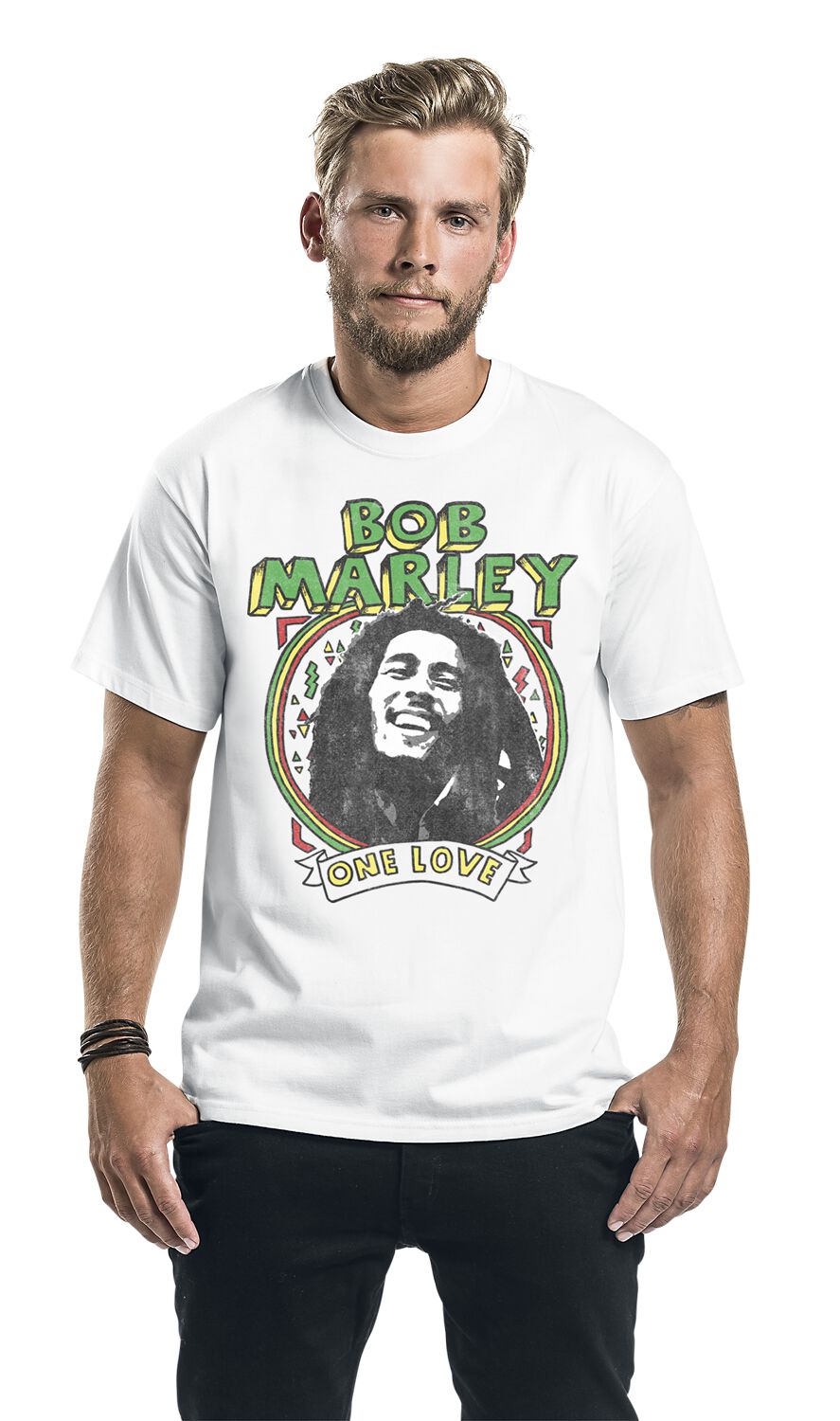 One Love Paint | Bob Marley T-Shirt Manches courtes