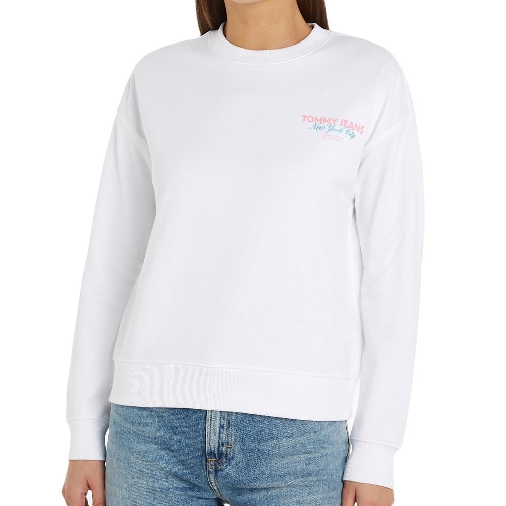 Tommy Hilfiger Sweat Blanc Femme Tommy Hilfiger Essential