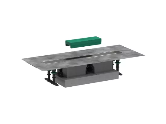 Kit d'installation caniveau de douche 60 cm installation standard HANSGROHE uBox