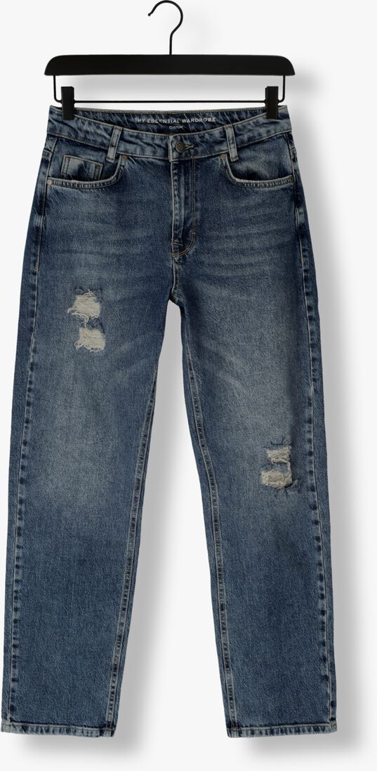 MY ESSENTIAL WARDROBE blauwe my essential wardrobe straight leg jeans tusamw 140 high straight y