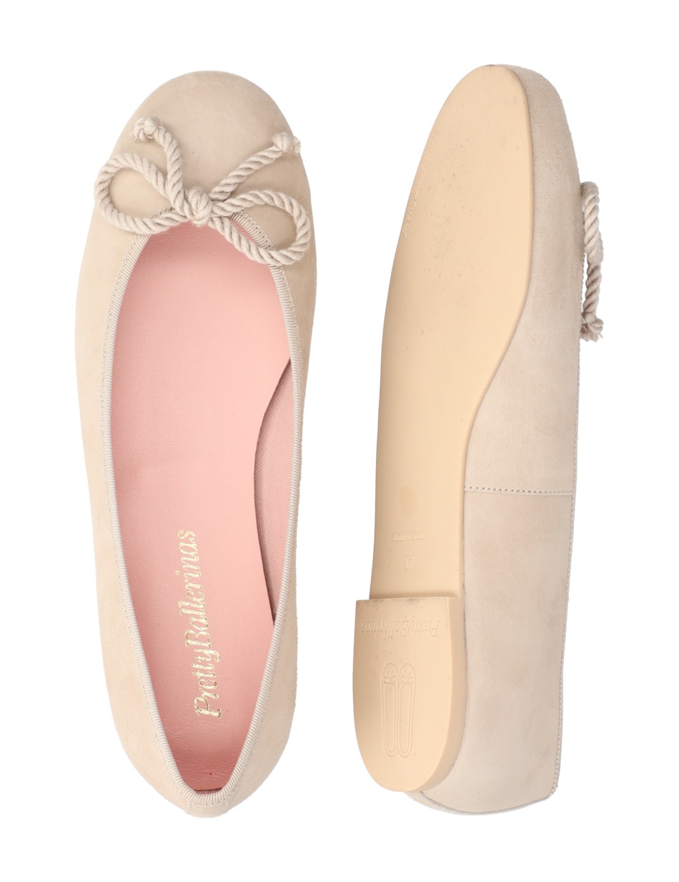 Veloursleder Ballerina