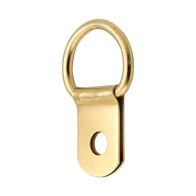 Lot de 4 anneaux étrier - 14mm avec vis à bois.