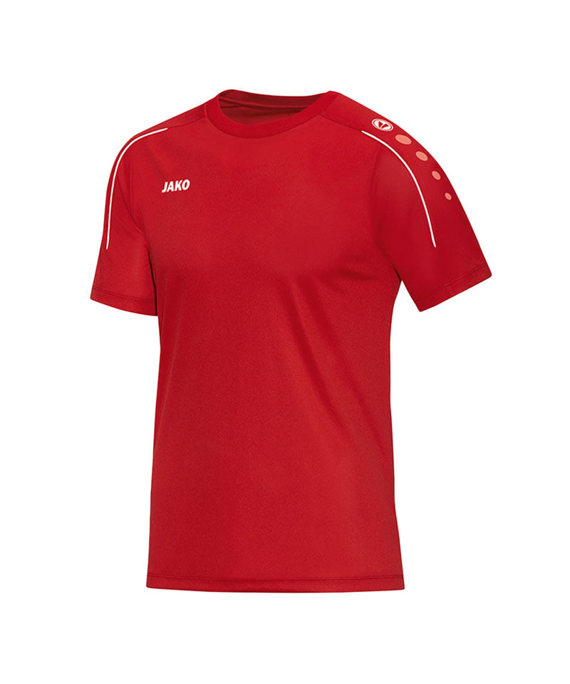 JAKO Classico T-Shirt Rot Weiss F01