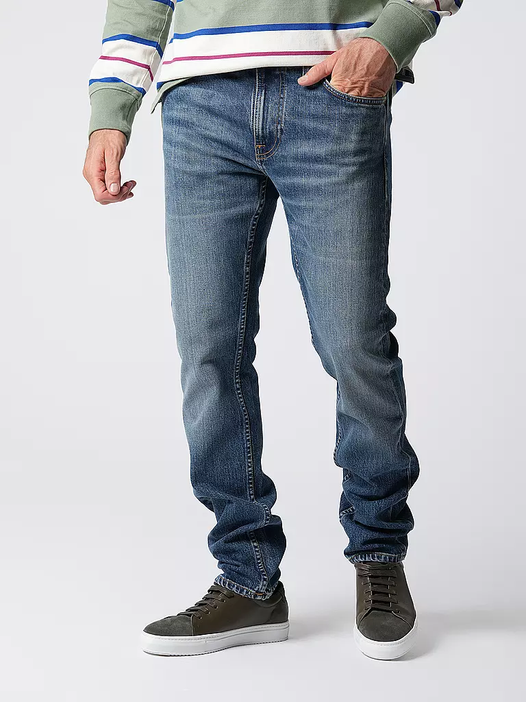 NUDIE JEANS Jeans Slim Fit LEAN DEAN blau