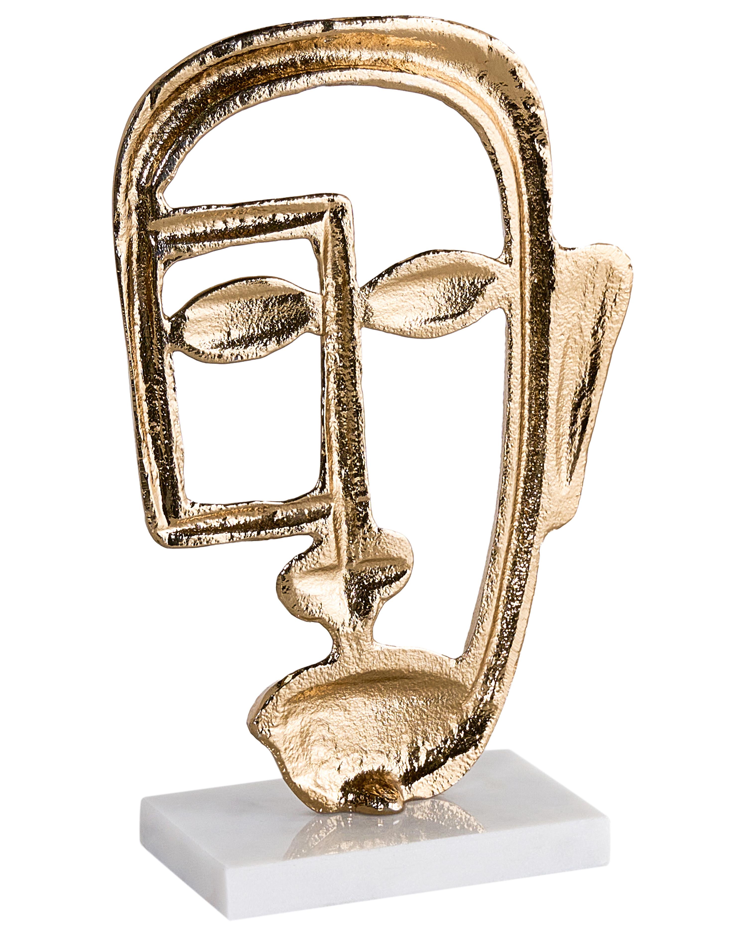 Figuur Gezicht MOSKO Metaal Goud