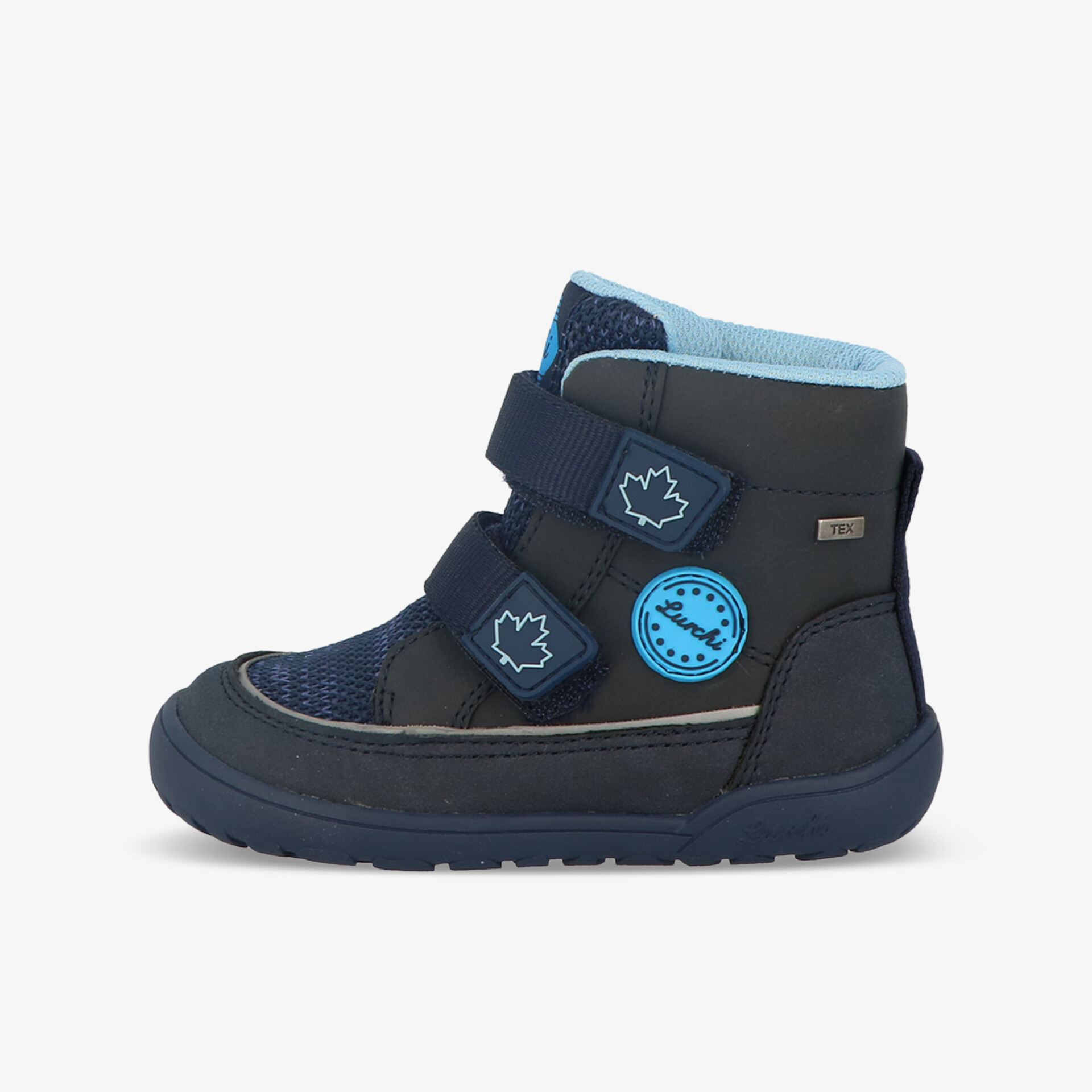 Lurchi Kinder Klettstiefel blau