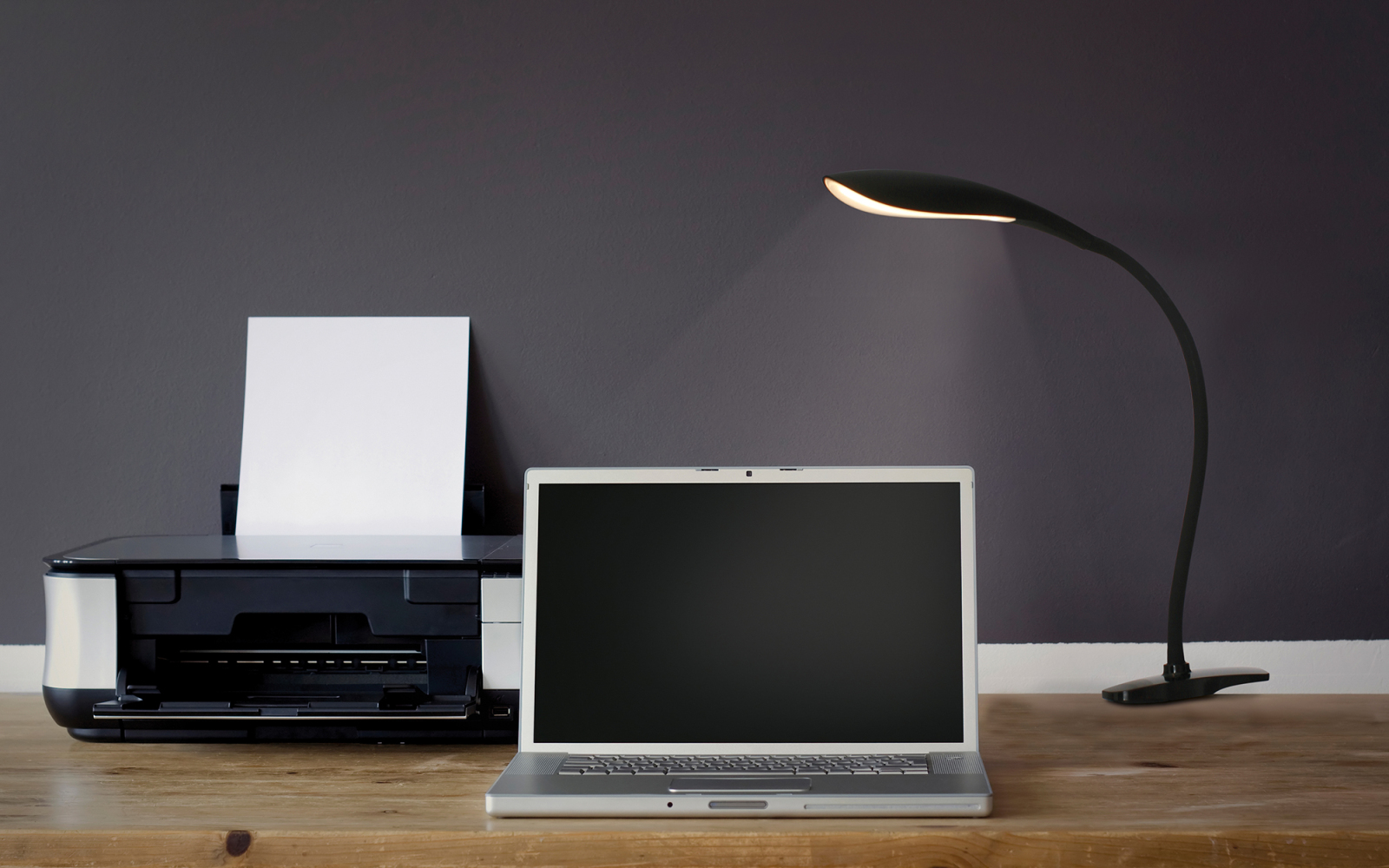 LED-Klemmleuchte ALF - schwarz matt - 36 cm
