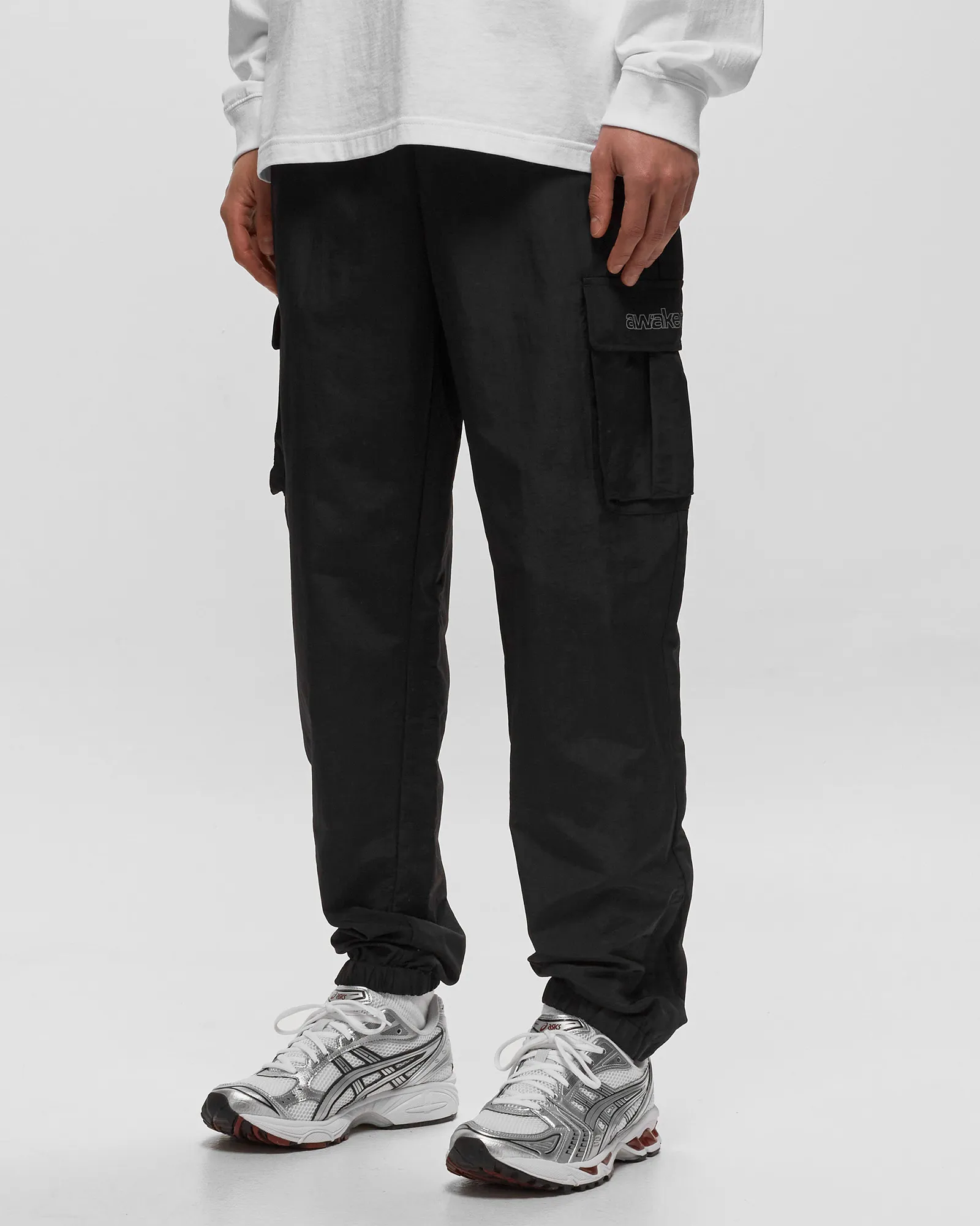 Awake 3M LOGO PRINTED NYLON CARGO PANT