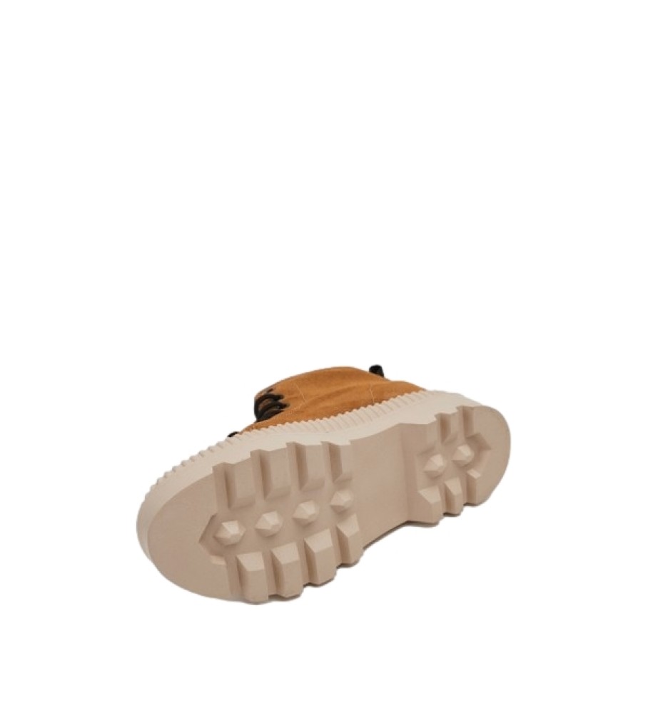 Botas de cano curto Pepe Jeans Ascot Soup em couro marrom