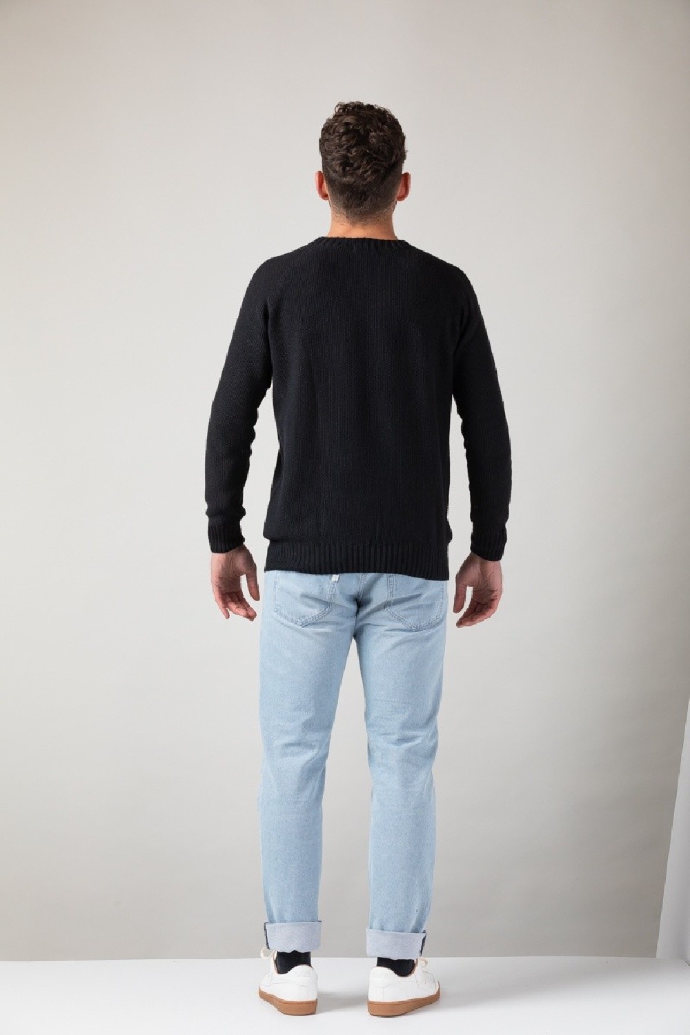 WE ARE ZRCL Herren-Strickpullover Melk Swiss Edition Black