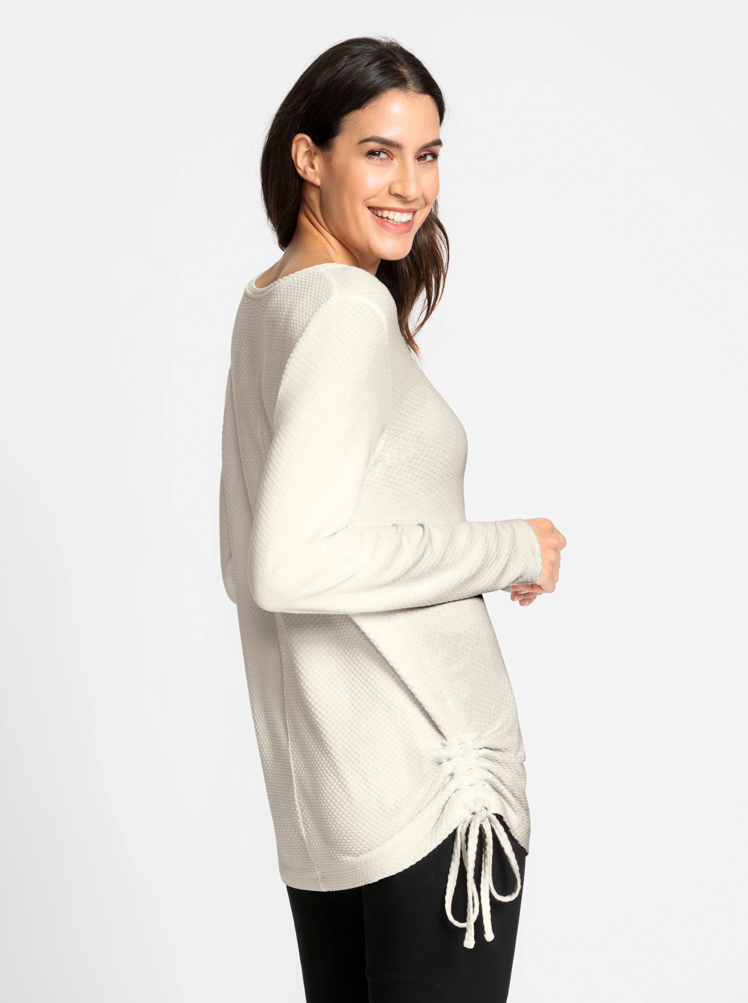 Shirt in ecru