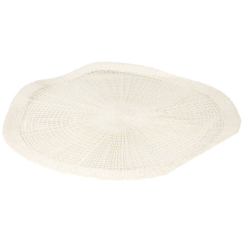 Set de table papier ajouré blanc Ø38 cm
