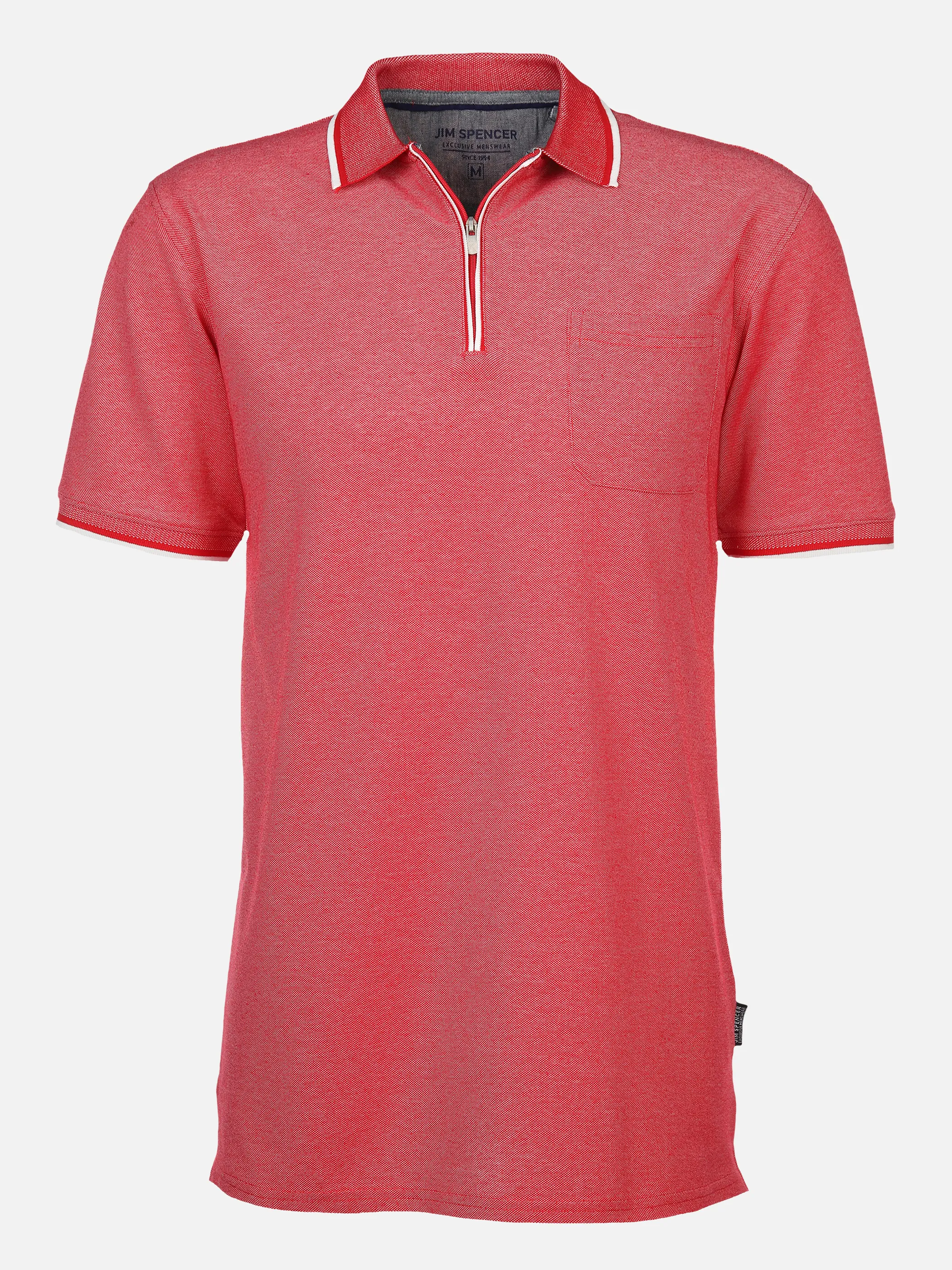 Herren Poloshirt mit Reißverschluss