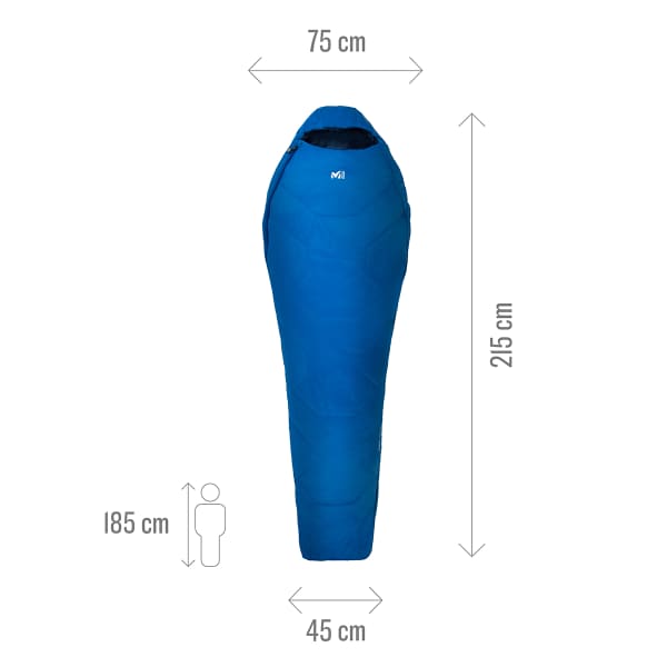 Sac de couchage MILLET BAIKAL 750 REG SKY DIVER