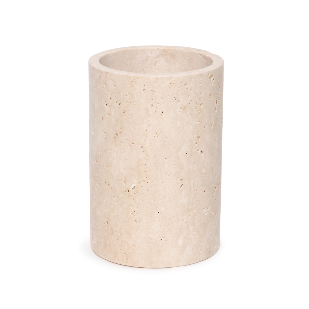 Travertine vaas/wijnkoeler