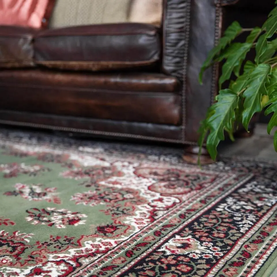 Interieur05 Eva Interior vintage Vloerkleed nain Perzisch Groen - 80 x 150 cm
