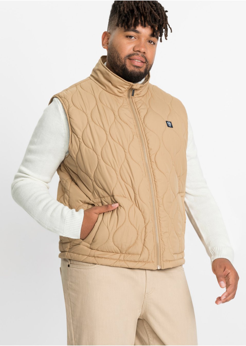 Veste sans manches matelassée en polyester recyclé