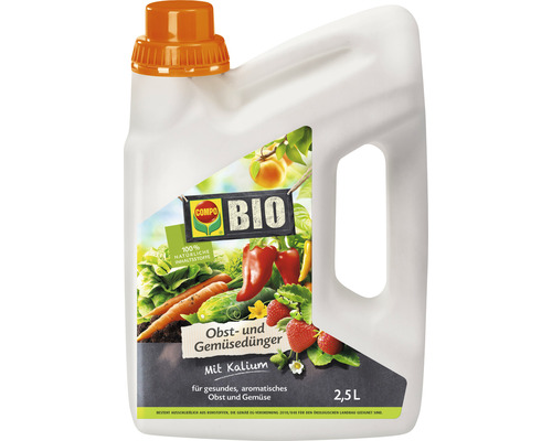 COMPO BIO 2,5 L vloeibare meststof voor fruit en groenten