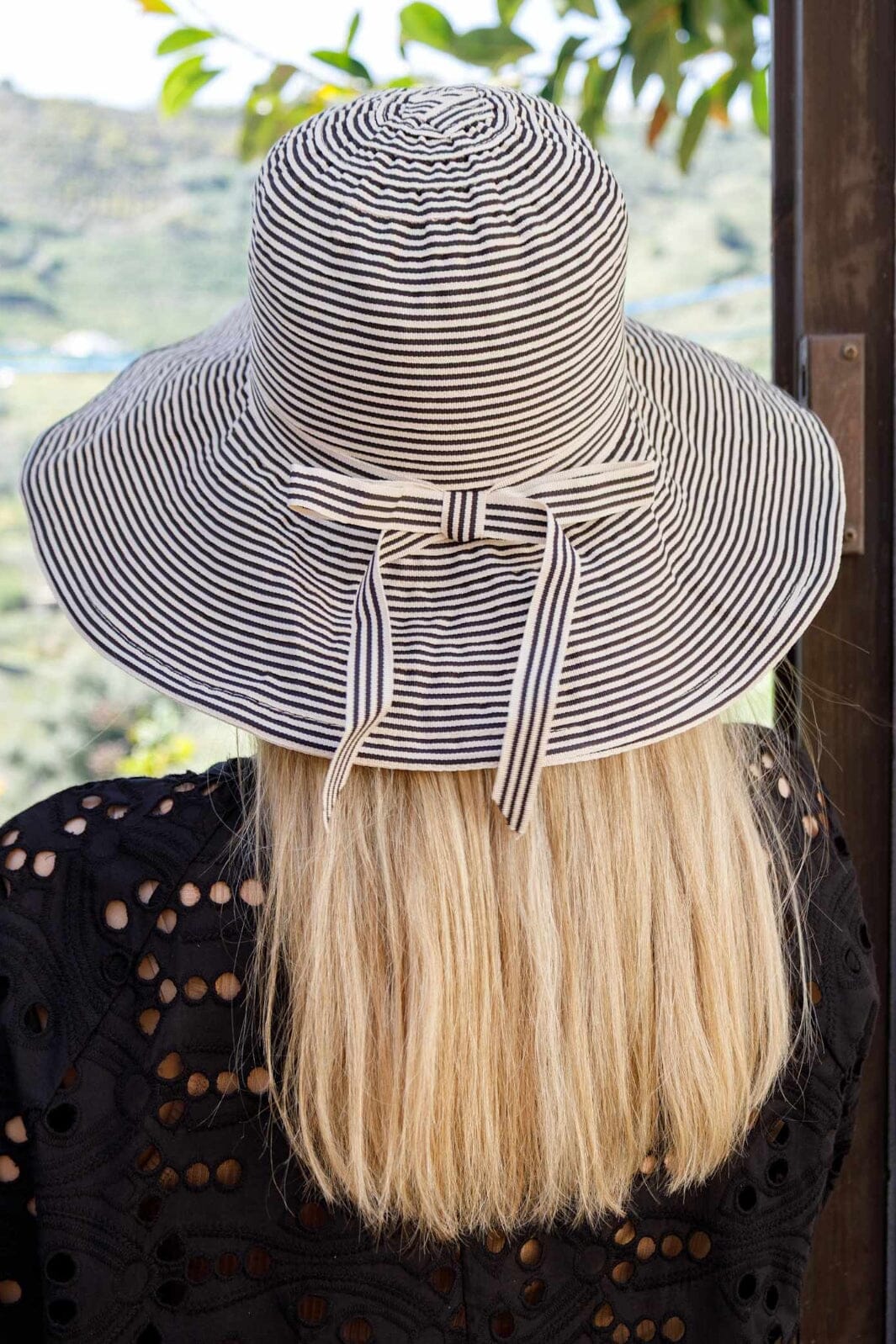 Black Colour Bcjannie Ribbon Hat 8000