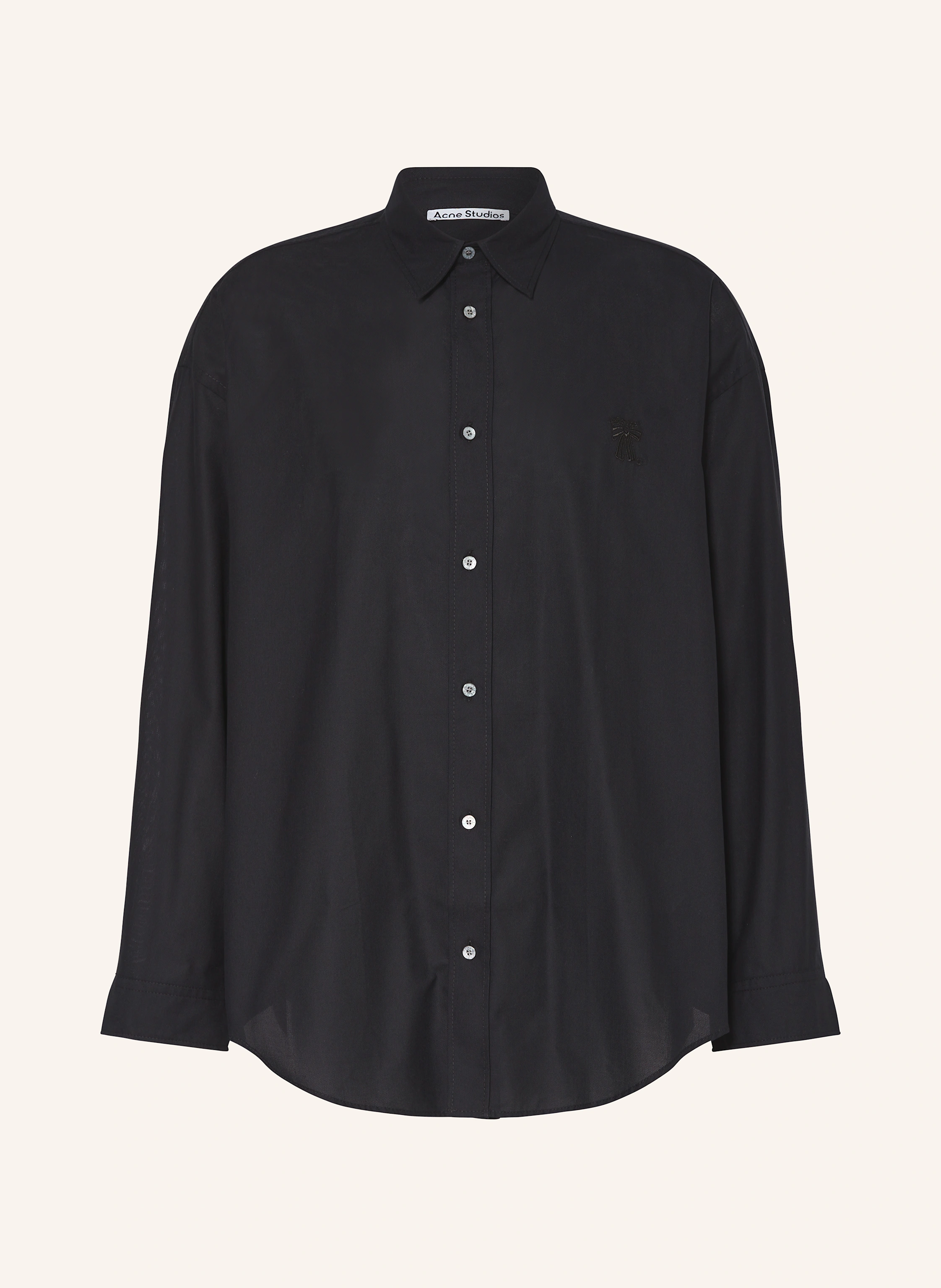 Acne Studios Piqué-Hemd Comfort Fit