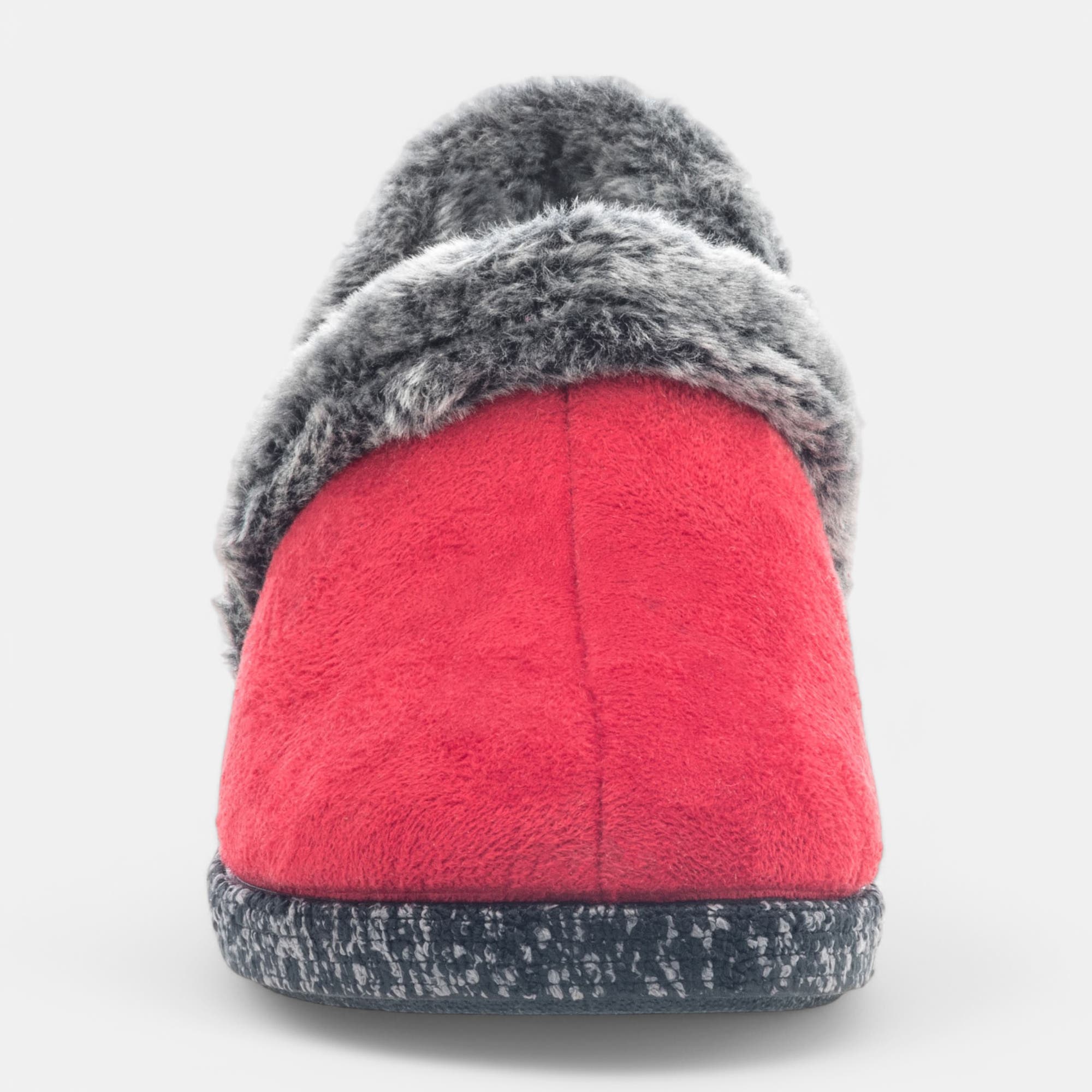 Pantoufles pieds sensibles Femme rouge