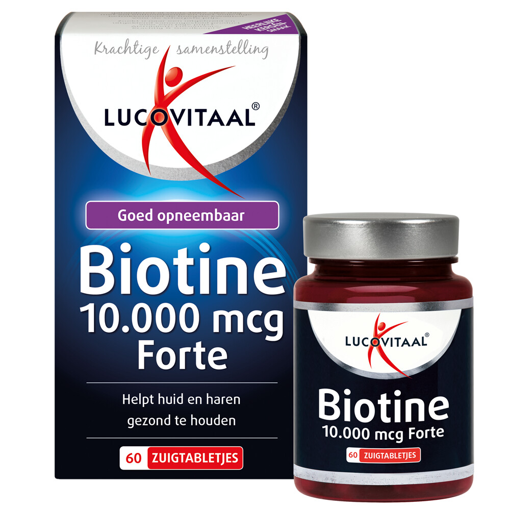 Lucovitaal Biotine 10.000 mcg Forte60 zuigtabletten