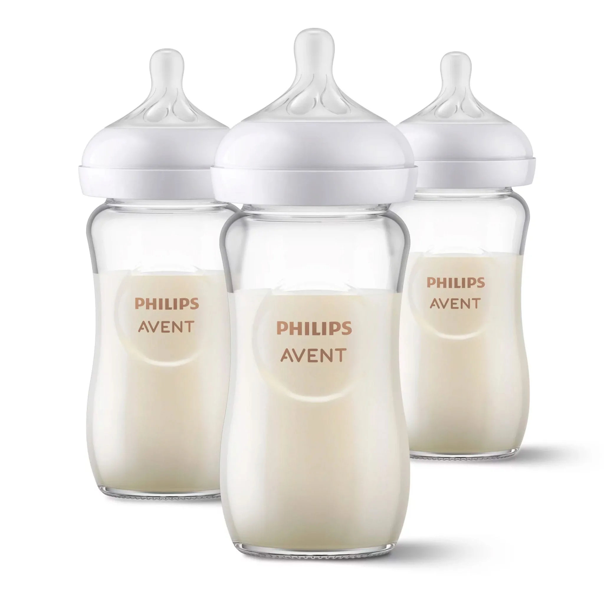 Philips Avent Biberon Verre Naturel 8oz Paquet de 3