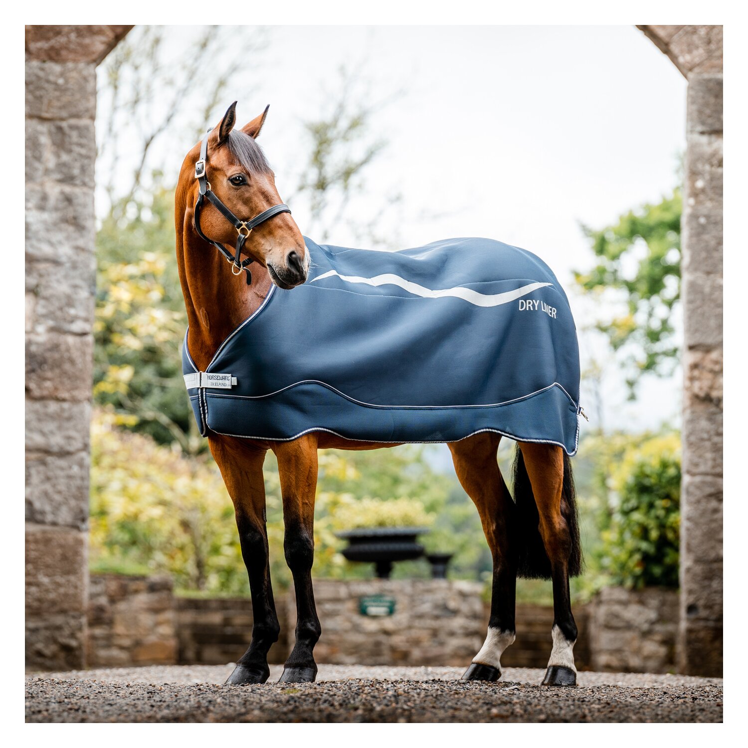 HORSEWARE Unterdecke Dry Liner - navy/silver