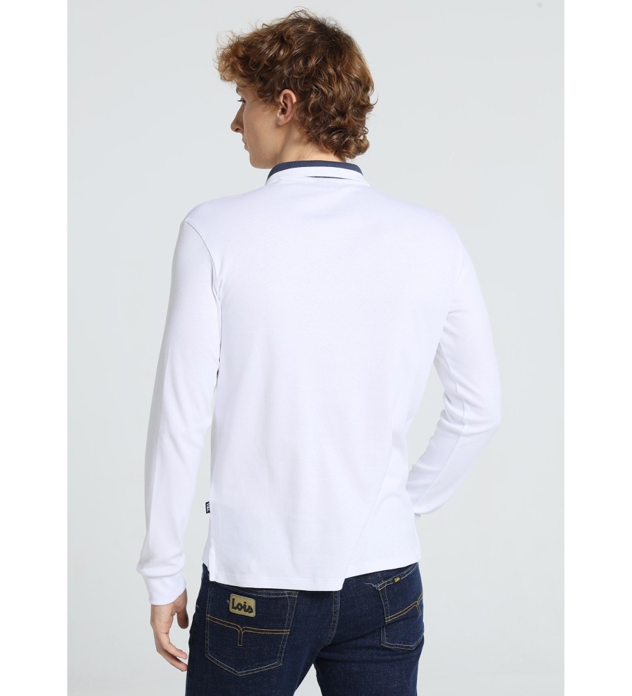 Victorio & Lucchino, V&L Polo de manga comprida 4370428 Branca