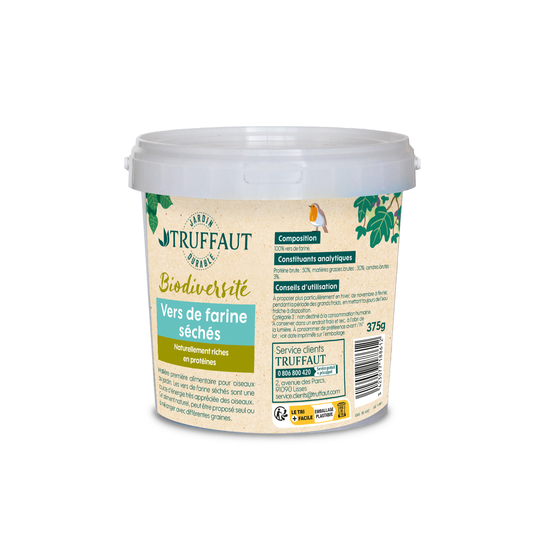 Vers de farine séchés - 375 g