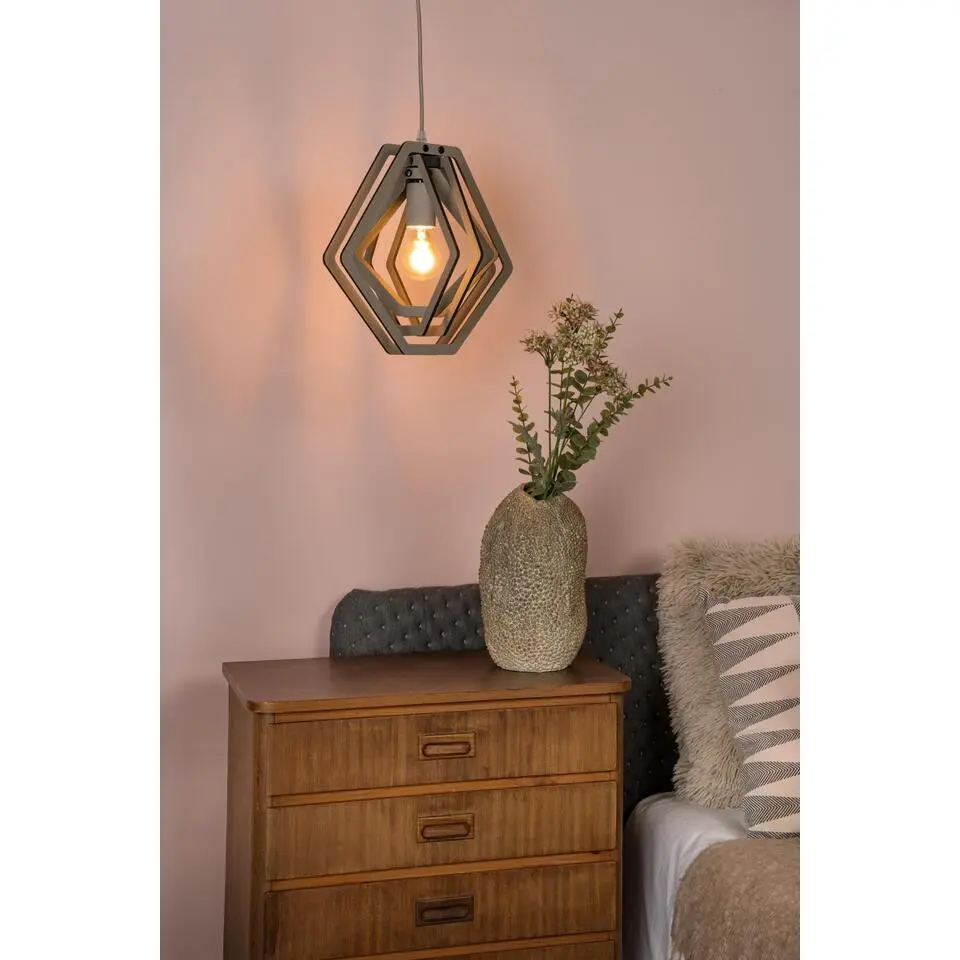 Lucide MAURO Hanglamp - Taupe