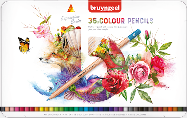 Bruynzeel Expression Fargeblyanter 36-sett