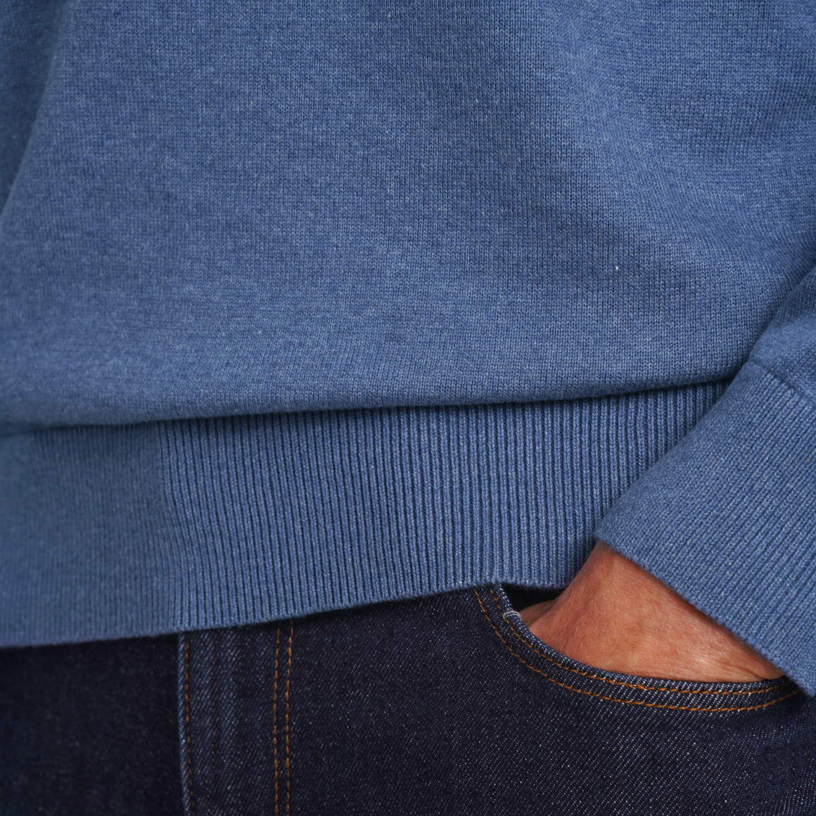 VanVaan Herren Feinstrickpullover mit V-Ausschnitt hellblau