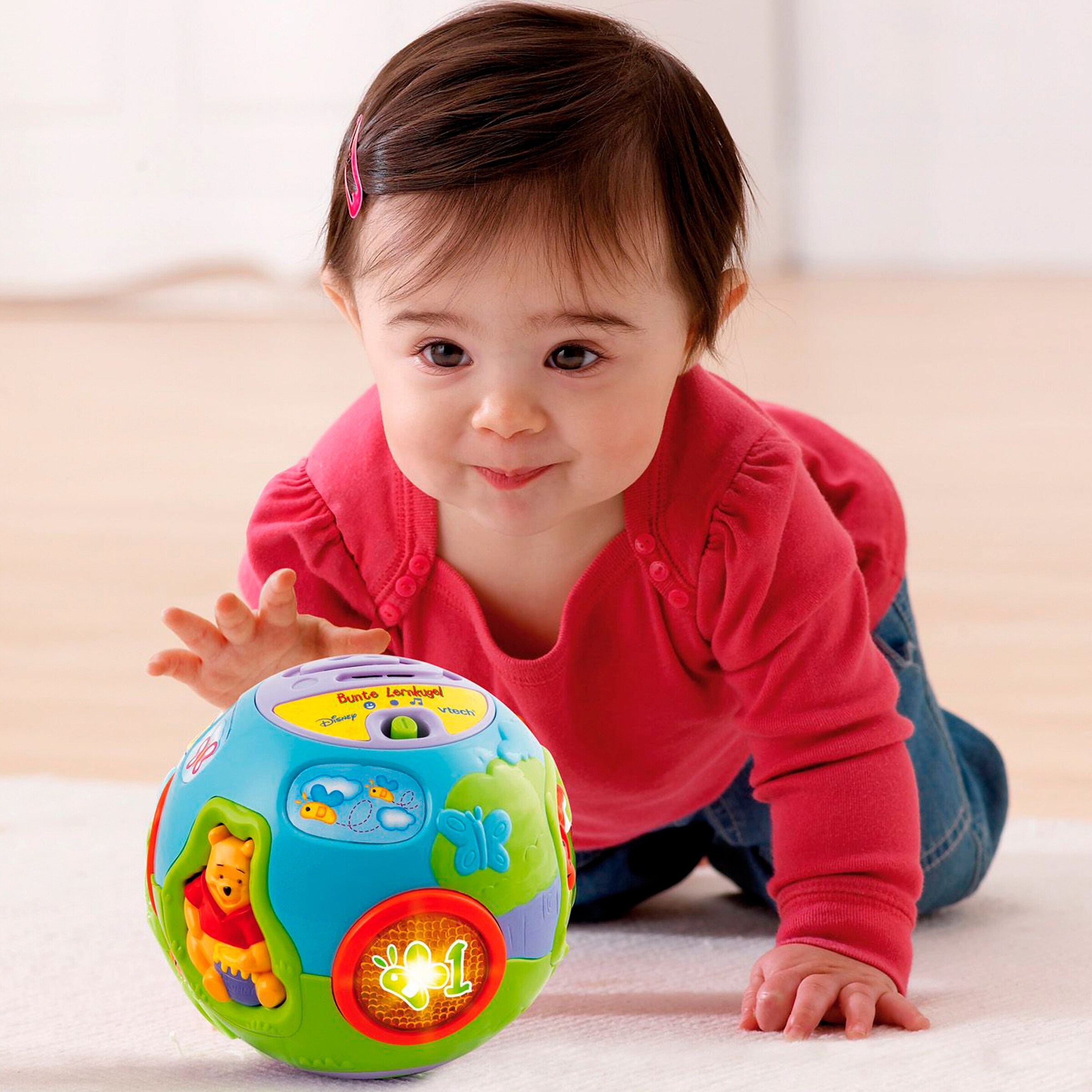 Vtech - DISNEY WINNIE PUUH Musikspielzeug Bunte Lernkugel