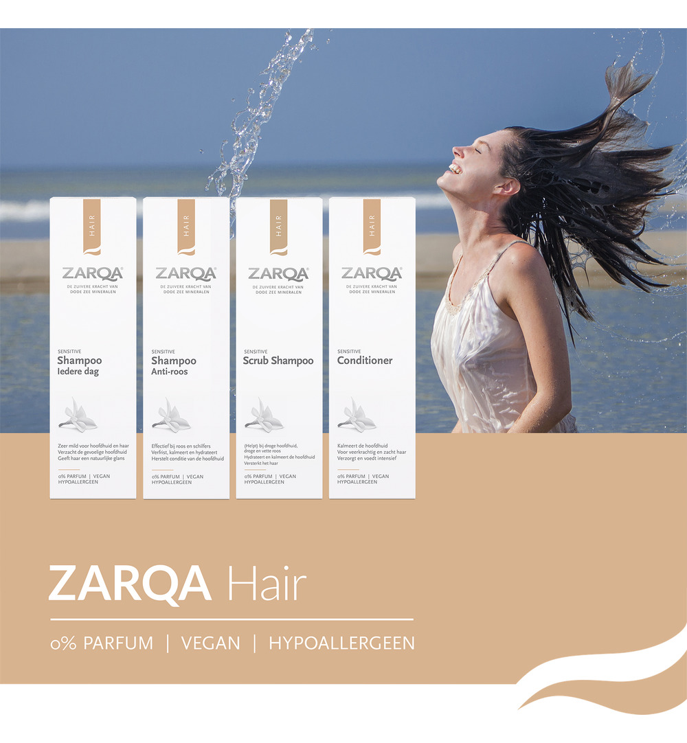 Zarqa Shampoo sensitive iedere dag (200 ml)