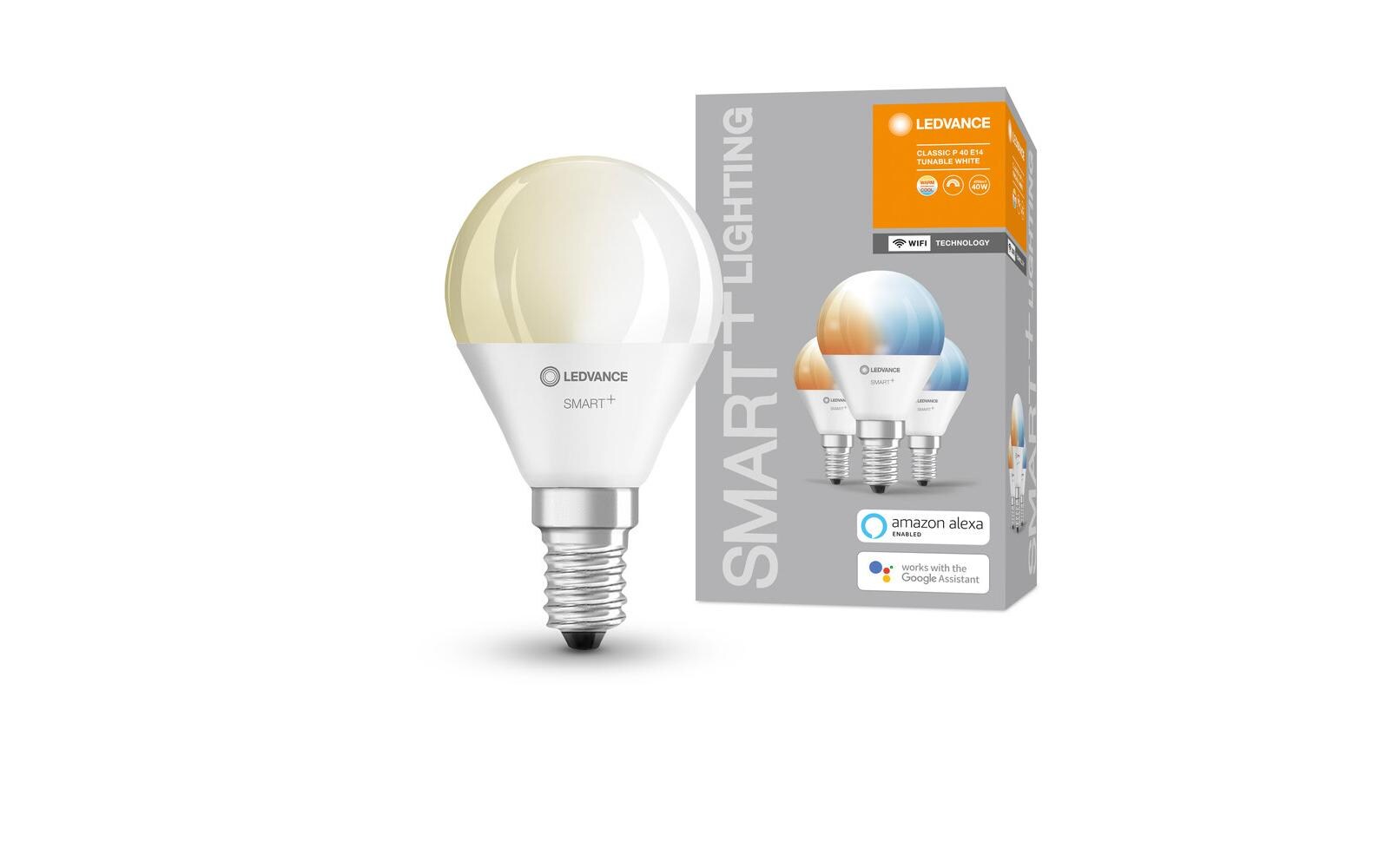 Leuchtmittel SMART+ Classic Mini Bulb, 5W, E14Smart Leuchtmittel mit WiFi- Technologie