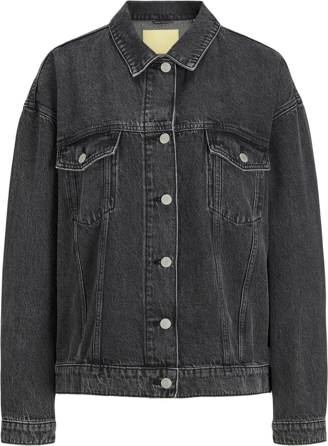 JJXX JXORLY RLX LONG DENIM JACKET AW DNM Grey denim
