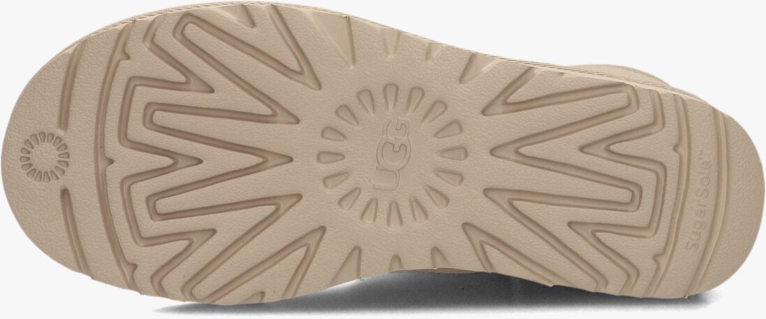 beige ugg vachtlaarzen classic short ii
