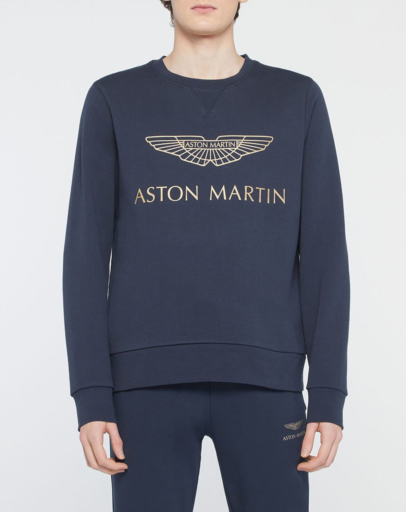 Hackett London Sweat Aston Martin Racing bleu marine
