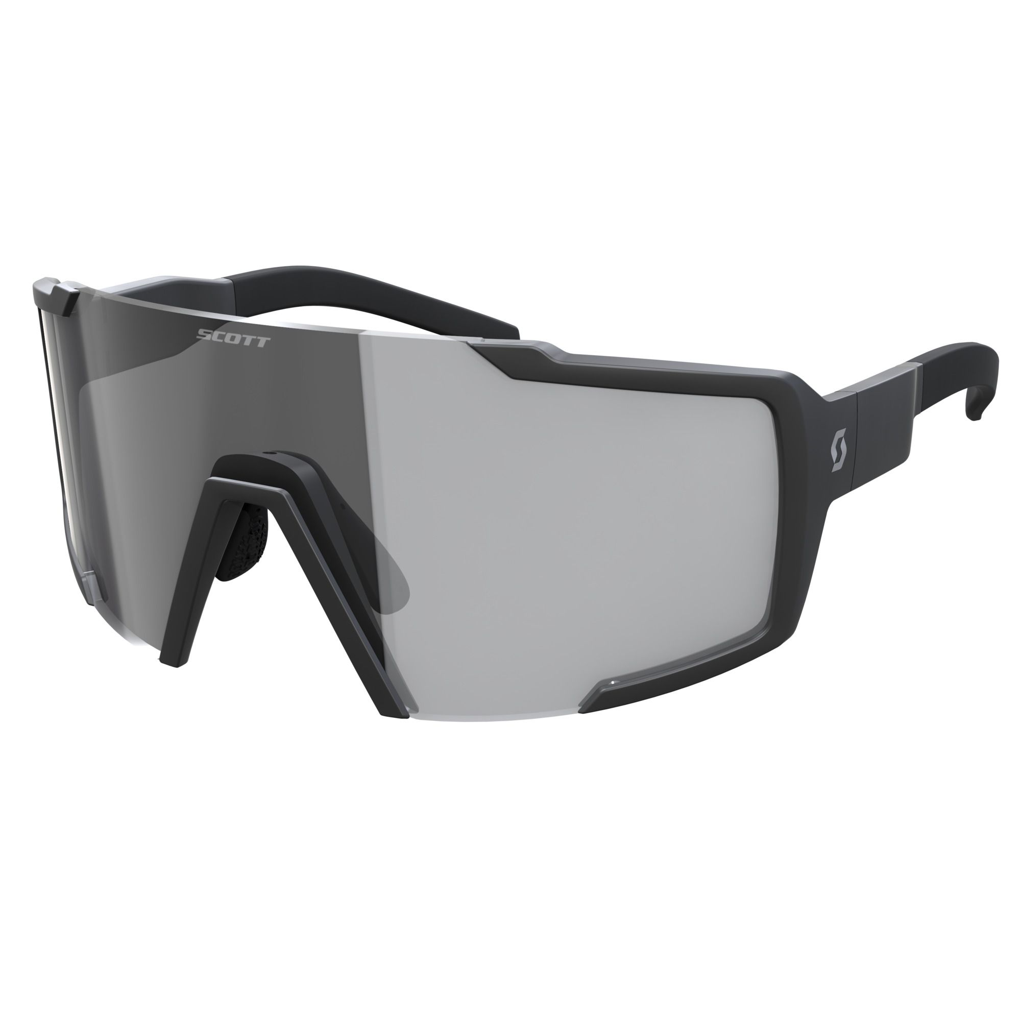 SCOTT Shield Cykelbriller Light Sensitive Sort