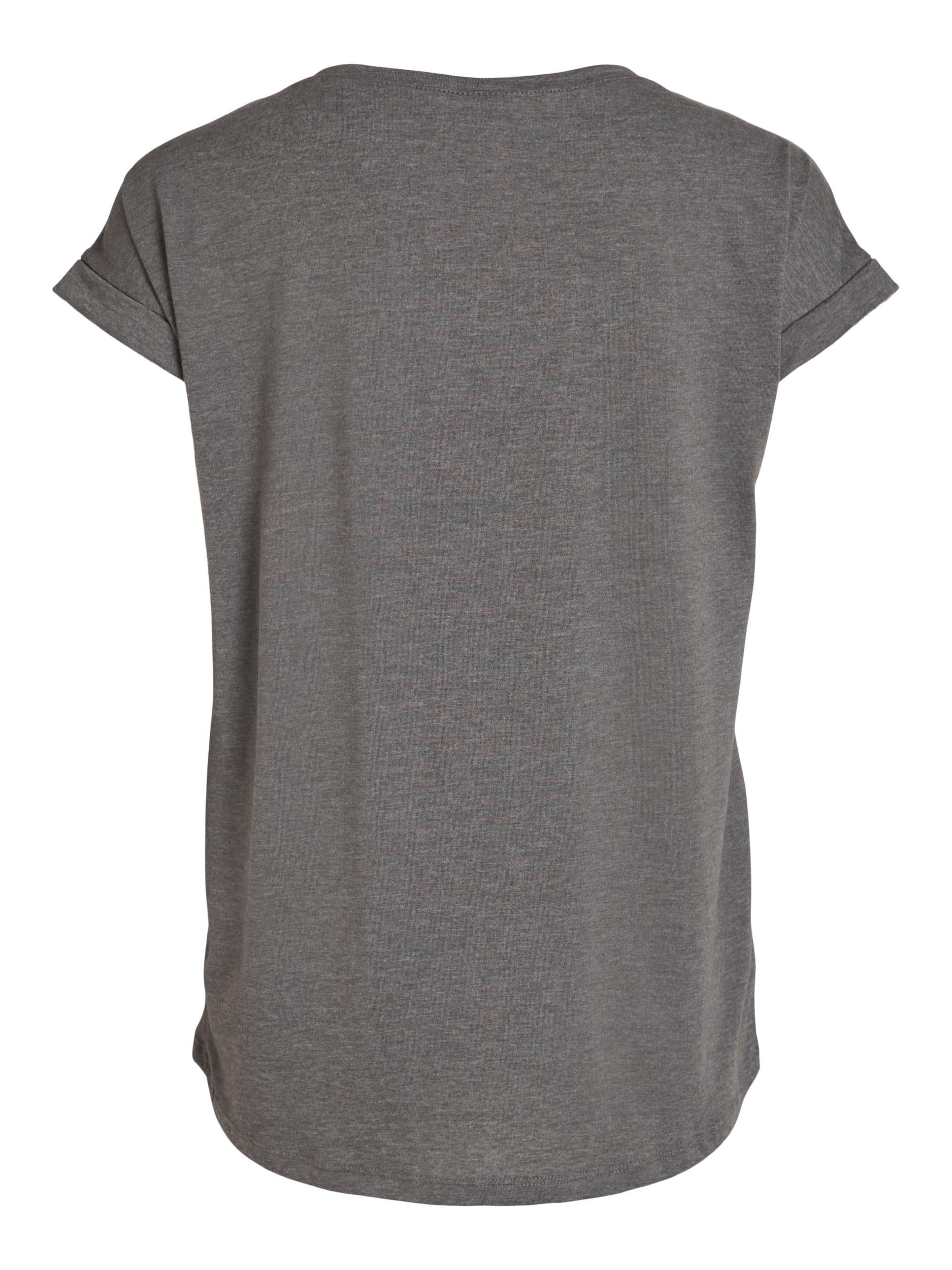 Vila  Vidreamers New Pure t-shirt - Medium Grey Melange