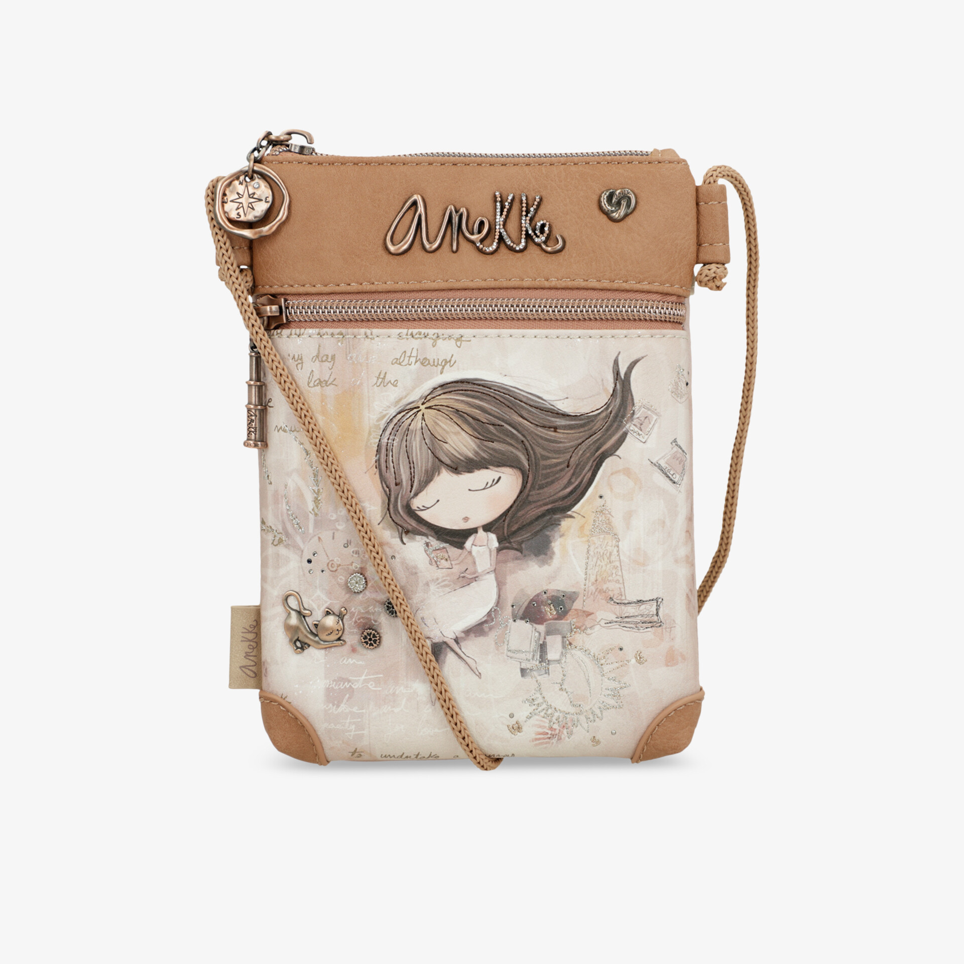 anekke MEMORIES Damen Umhängetasche beige