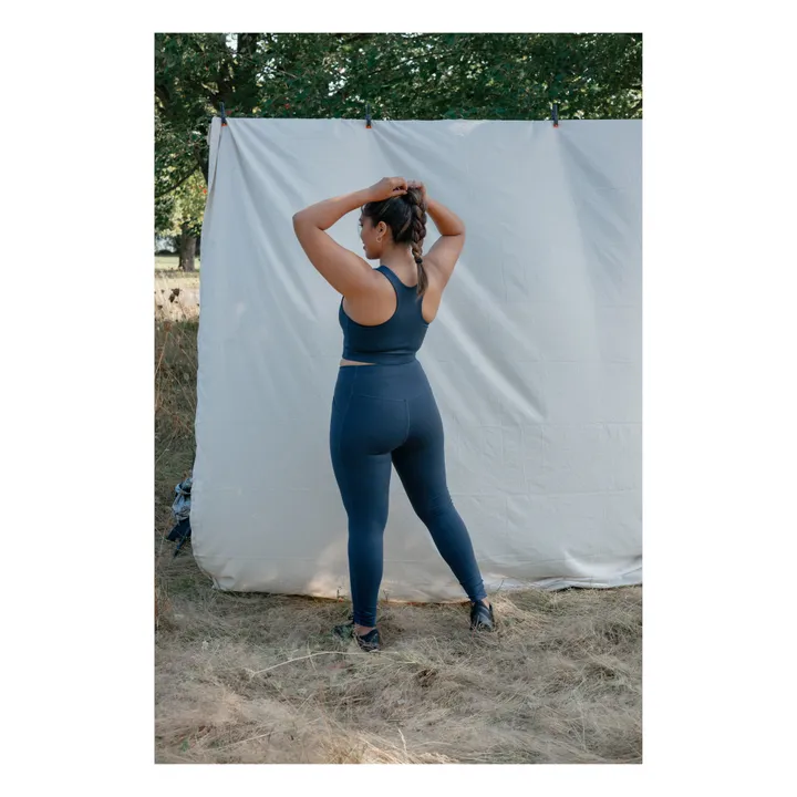 Girlfriend Collective Legging Poche | Bleu nuit