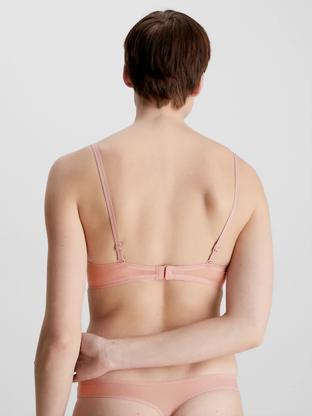 Sutiã camiseta - Marquisette transparente