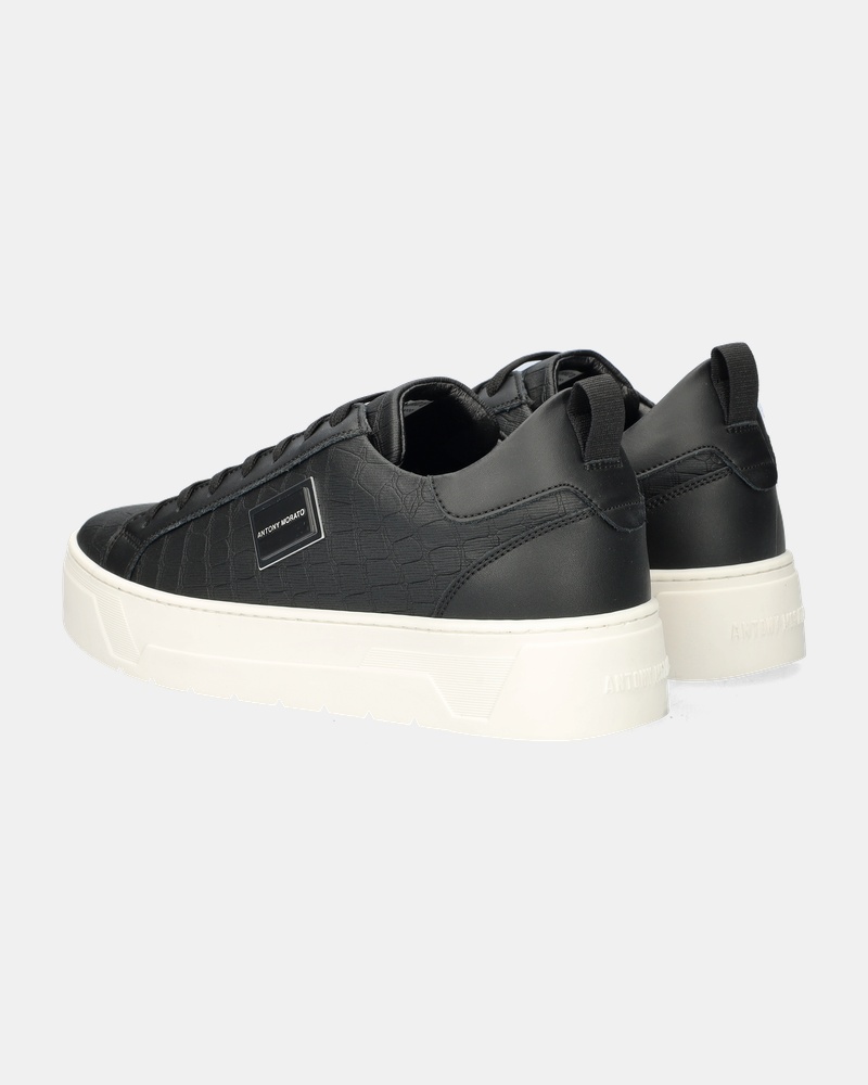 Antony Morato Metal Bold Lage sneakers  - zwart