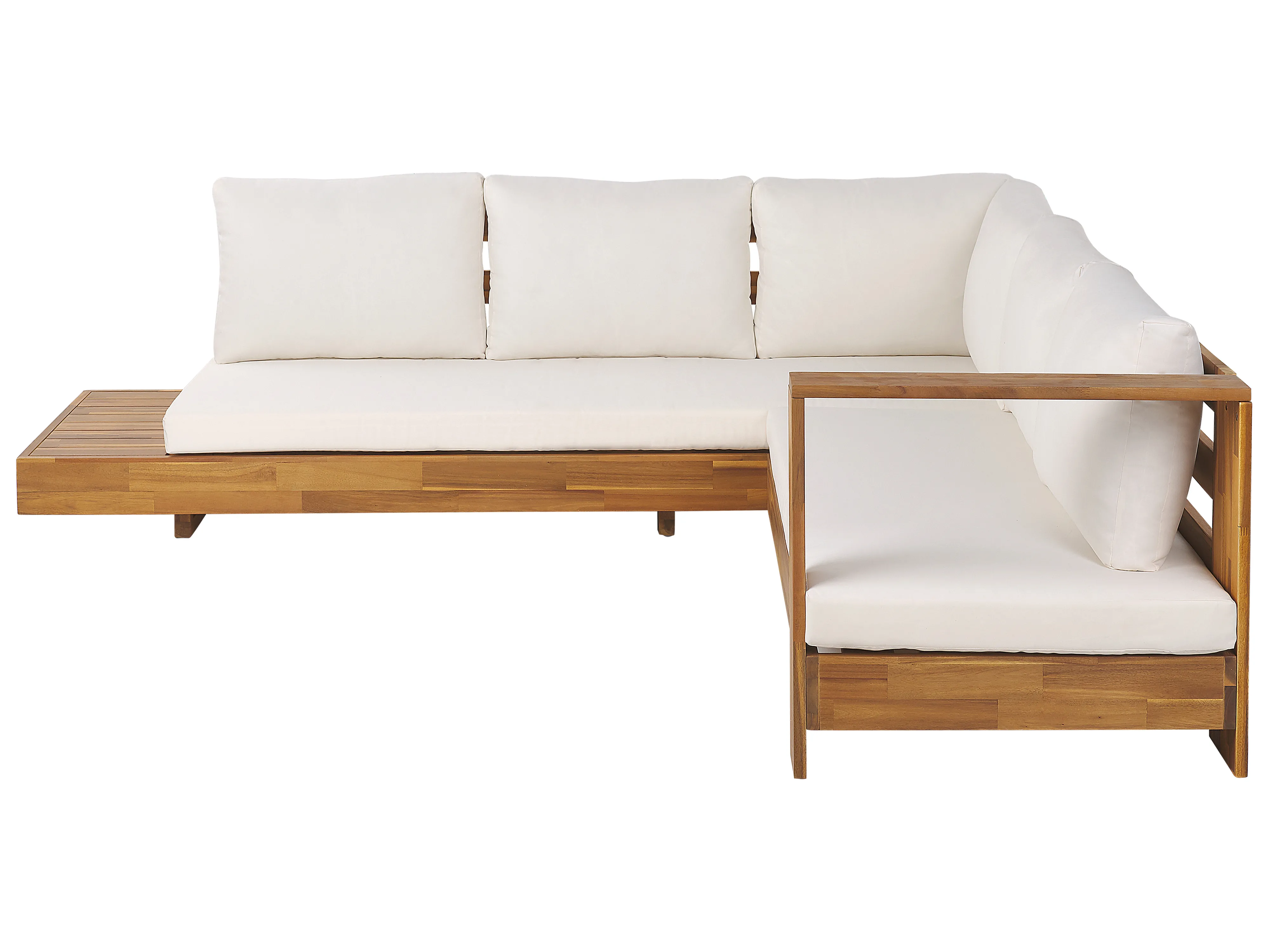 Tuin hoekloungeset met tafel 5-zits MARETTIMO linkszijdig Gecertificeerd acaciahout Bruin